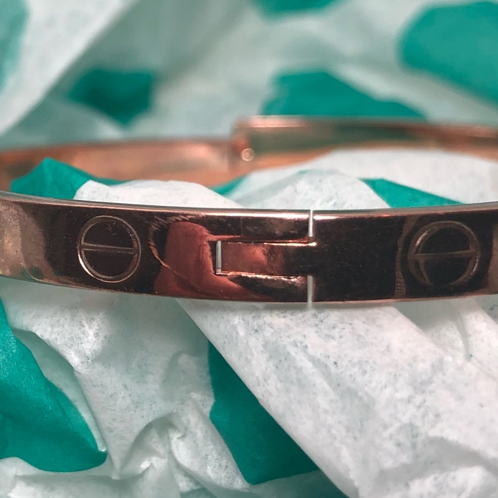 🌓PriceDrop10% limited time18k ROSE GOLD BRACELET - Picture 7 of 8